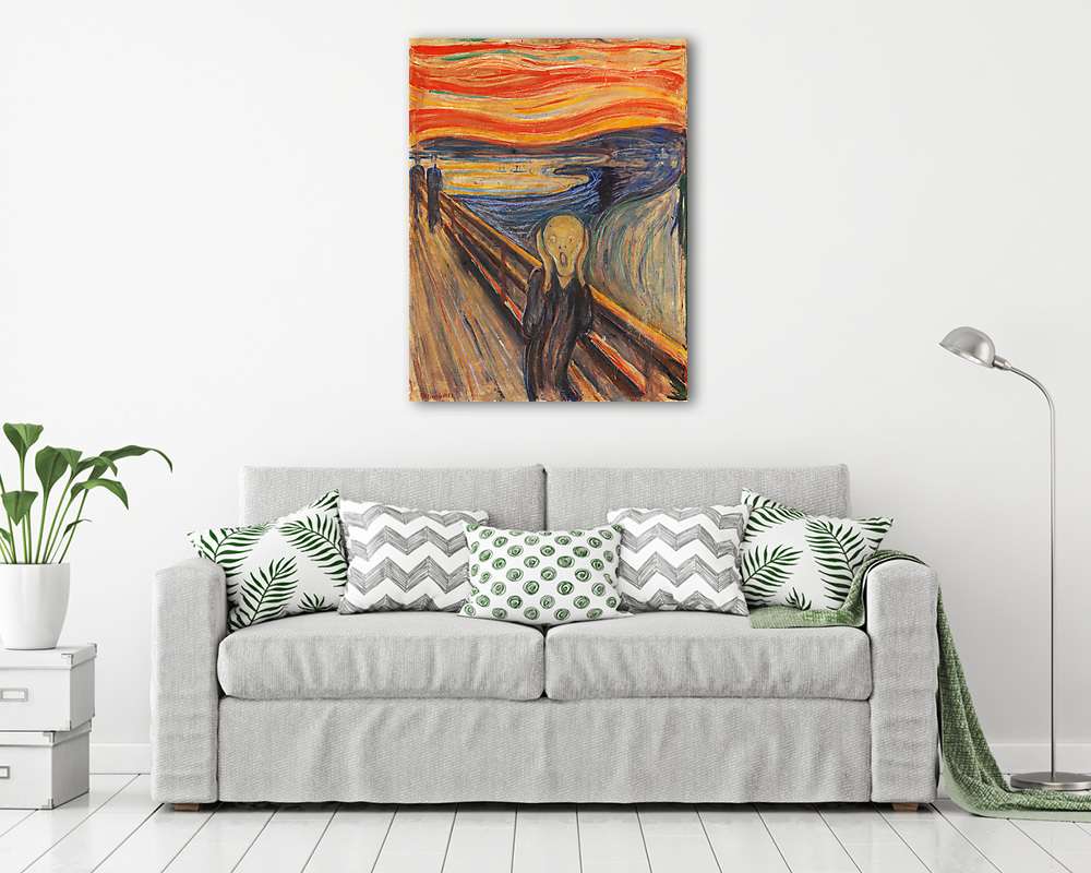 Sikoly (1893) olajtempera, pasztellkréta, karton verzió (szín2) (fotótapéta) - vászonkép, falikép otthonra és irodába