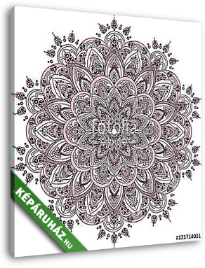 Decorative vintage vector ornament. Ornate mandala - vászonkép 3D látványterv