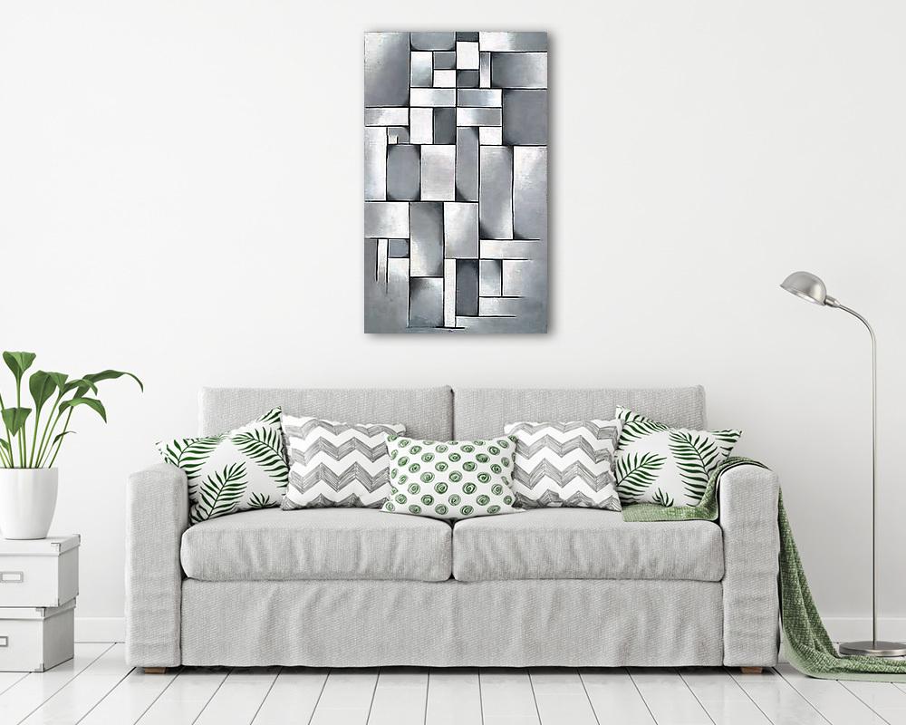 Szürke Kompozíció (fotótapéta) - vászonkép, falikép otthonra és irodába