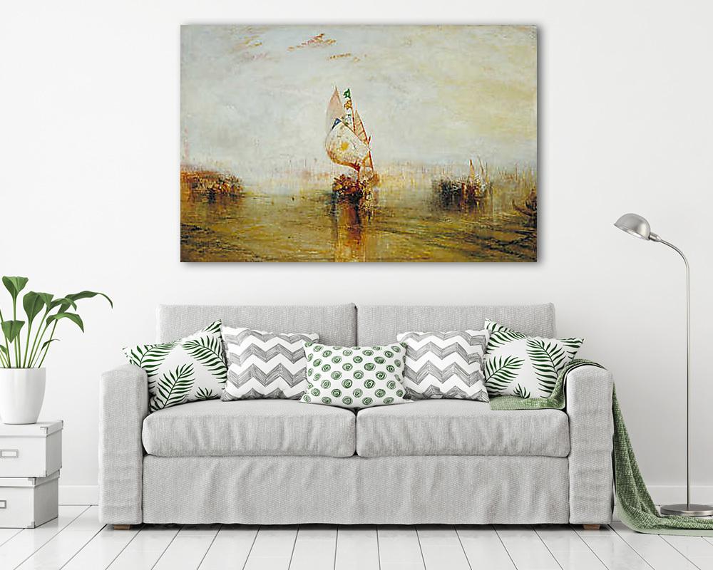 Velence látképe a tenger felől nézve - vászonkép, falikép vásárlás Velence látképe a tenger felől nézve (vászonkép) - vászonkép, falikép otthonra és irodába