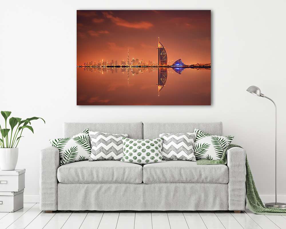 Csodálatos éjszakai égbolt Dubai-ban, az Egyesült Arab Emirátusokban - vászonkép, falikép vásárlás Csodálatos éjszakai égbolt Dubai-ban, az Egyesült Arab Emirátusokban (vászonkép) - vászonkép, falikép otthonra és irodába