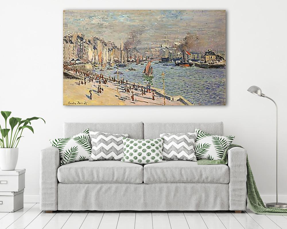 Le havre-i kikötő (1874) - vászonkép, falikép vásárlás Le havre-i kikötő (1874) (vászonkép) - vászonkép, falikép otthonra és irodába