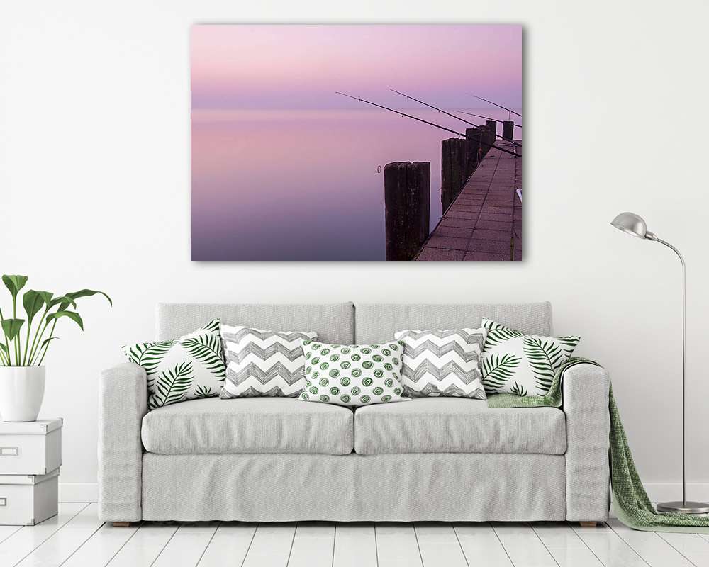 Gyönyörű naplemente a Balaton-ban - vászonkép, falikép vásárlás Gyönyörű naplemente a Balaton-ban (vászonkép) - vászonkép, falikép otthonra és irodába