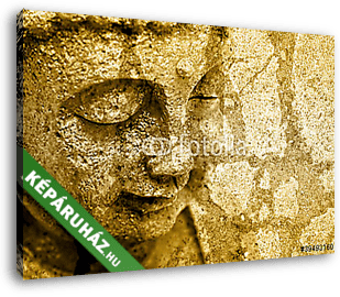 Grunge Buddha háttér - Sepia Fx - vászonkép 3D látványterv