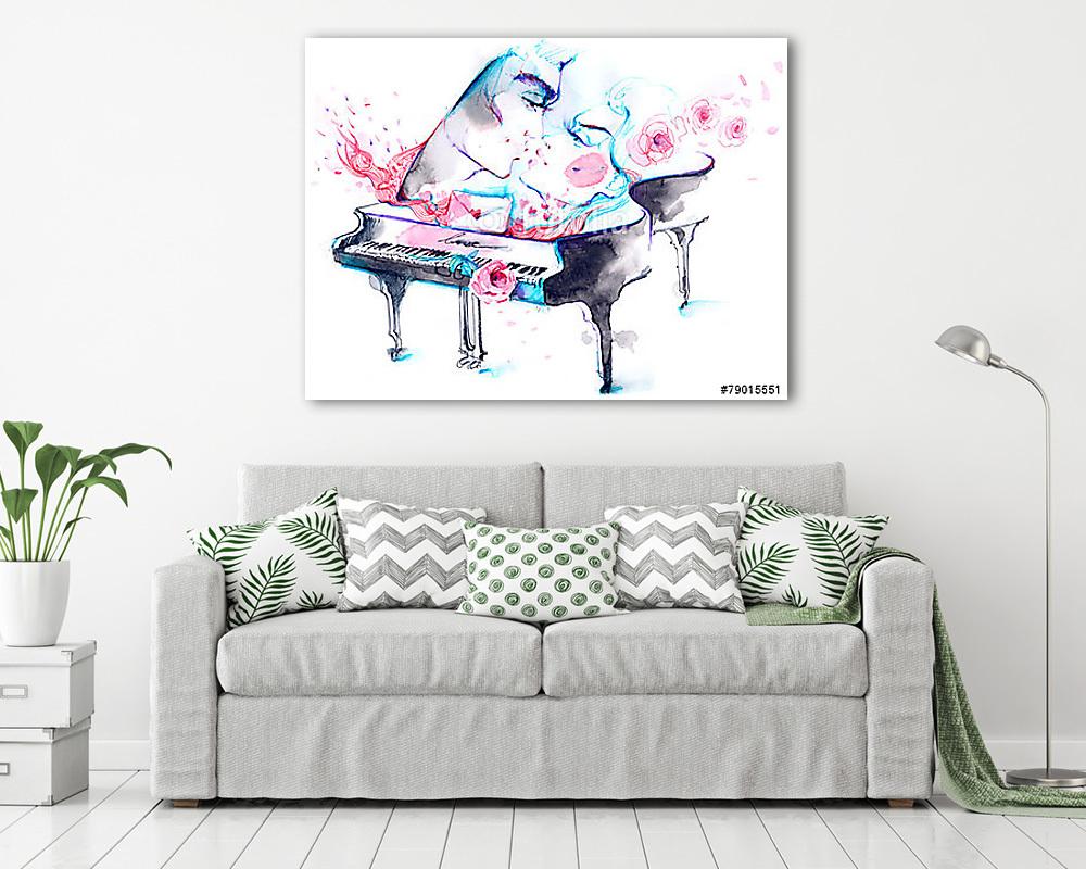 Zene (fotótapéta) - vászonkép, falikép otthonra és irodába