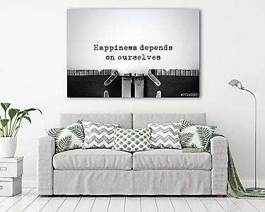 Perspectives. Inspiráló idézet egy régi írógépen. (vászonkép) - vászonkép, falikép otthonra és irodába