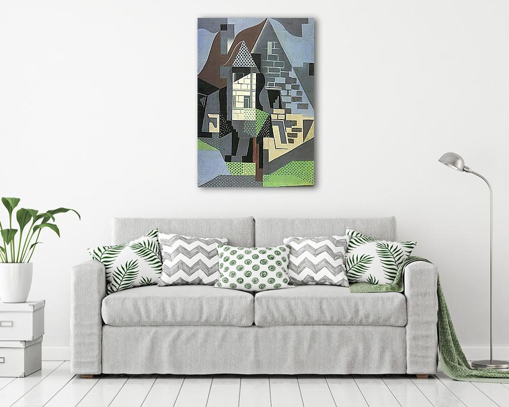 Beaulieu házai - vászonkép, falikép vásárlás Beaulieu házai (keretezett kép) - vászonkép, falikép otthonra és irodába