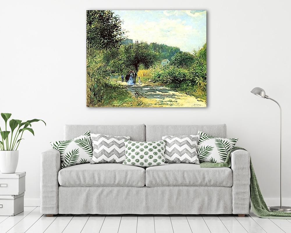 Út Louveciennes-ba (poszter) - vászonkép, falikép otthonra és irodába