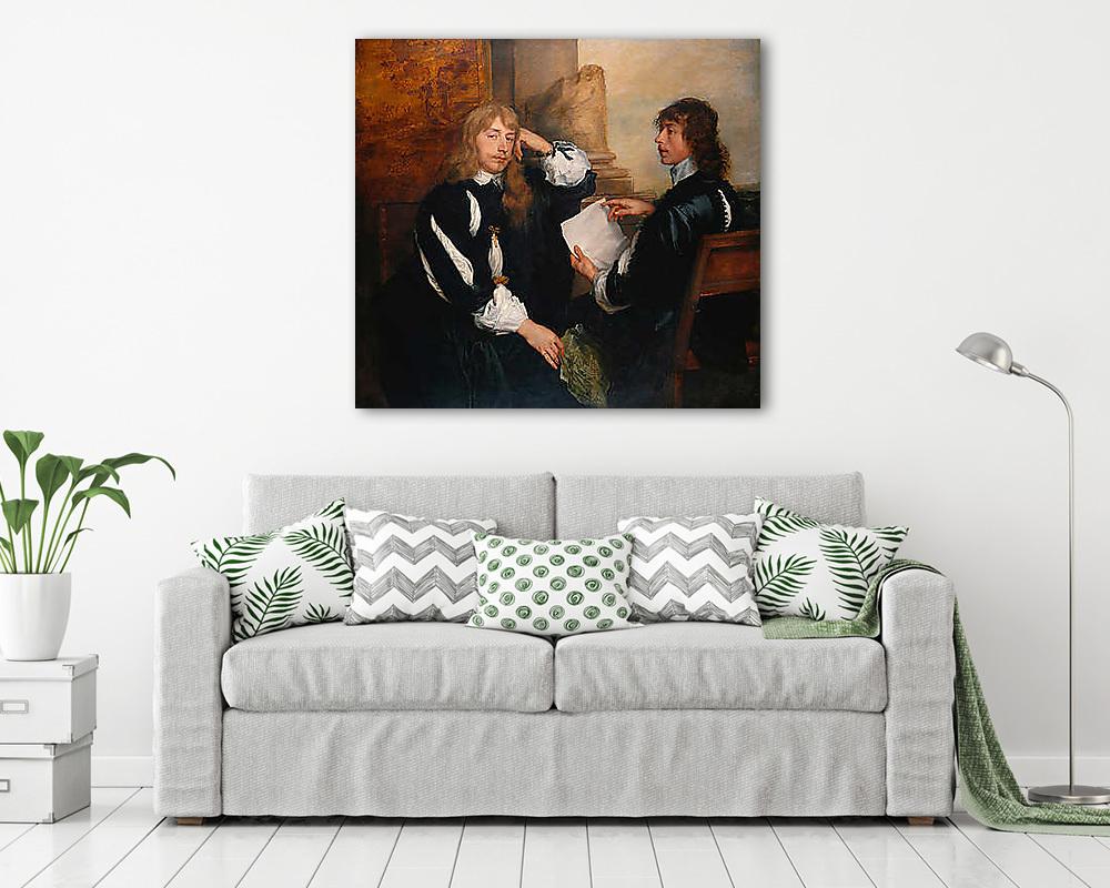 Thomas Killigrew és Lord William Crofts portréja - vászonkép, falikép vásárlás Thomas Killigrew és Lord William Crofts portréja (poszter) - vászonkép, falikép otthonra és irodába