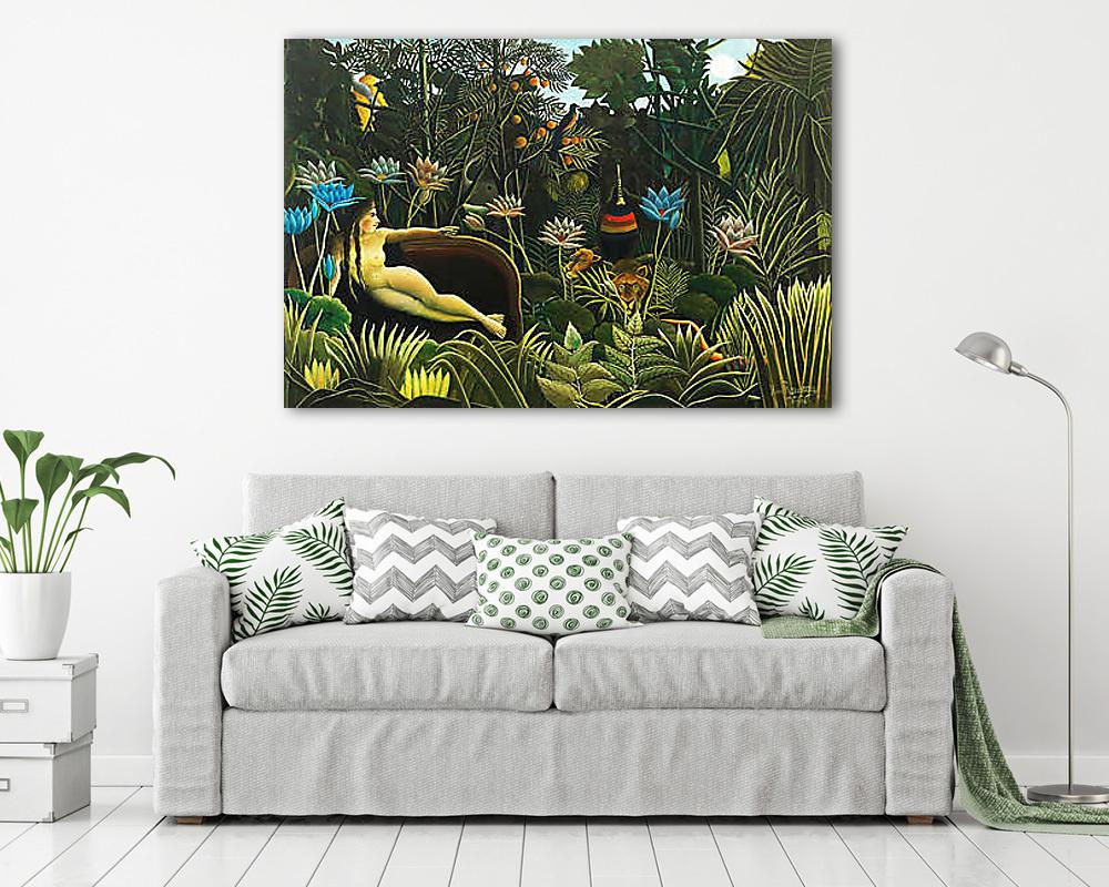 Az álom (színmódosított verzió 2) (többrészes kép) - vászonkép, falikép otthonra és irodába