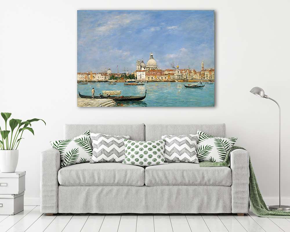 Velence, Santa Maria della Salute (színverzió 1) (vászonkép) - vászonkép, falikép otthonra és irodába