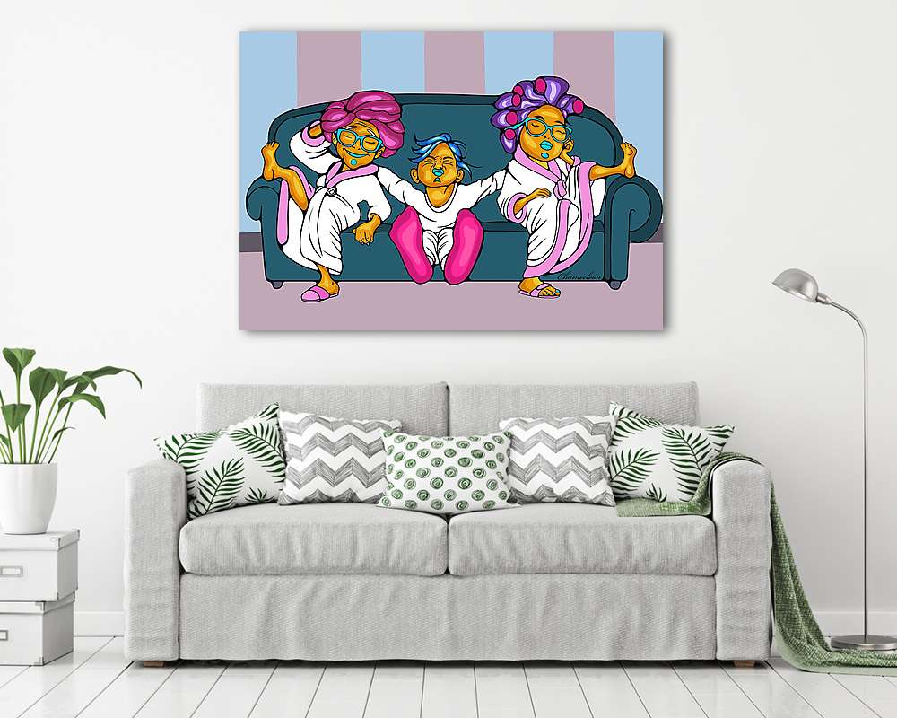 Anyák napja - vászonkép, falikép vásárlás Anyák napja (többrészes kép) - vászonkép, falikép otthonra és irodába