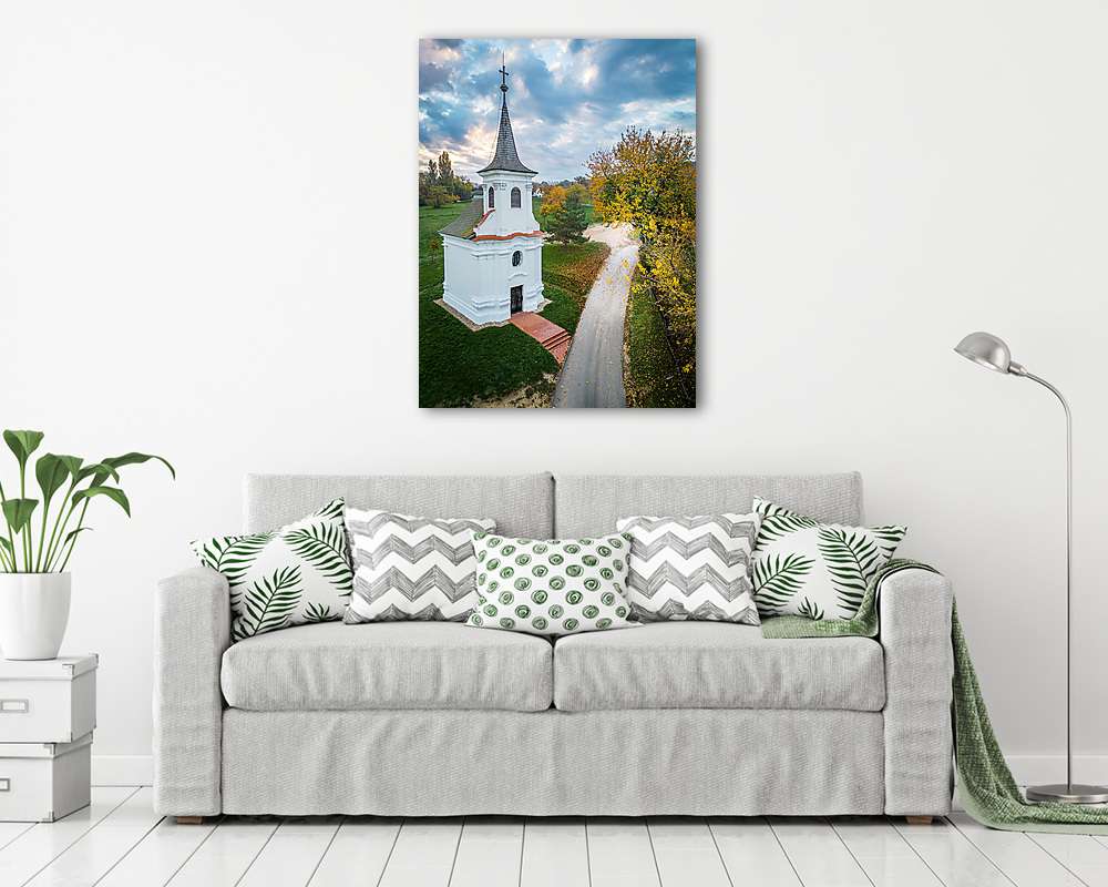 Kishegyi ősz (Balatonlelle) - vászonkép, falikép vásárlás Kishegyi ősz (Balatonlelle) (vászonkép) - vászonkép, falikép otthonra és irodába