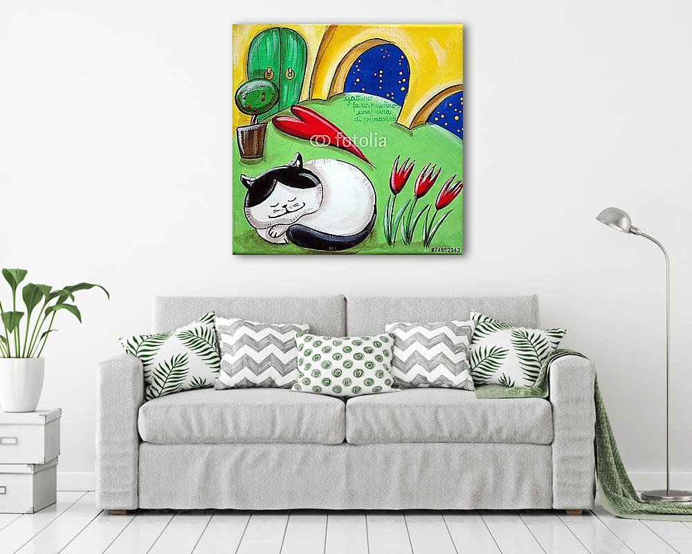 Szunyóka (poszter) - vászonkép, falikép otthonra és irodába