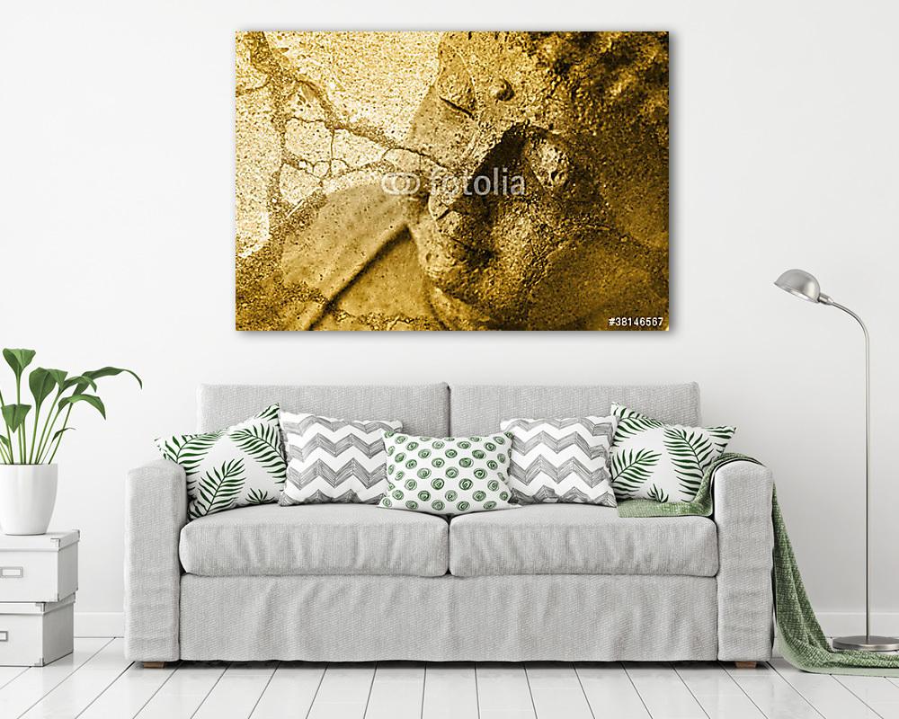 Grunge Buddha háttér - szépia hatás - vászonkép, falikép vásárlás Grunge Buddha háttér - szépia hatás (vászonkép) - vászonkép, falikép otthonra és irodába