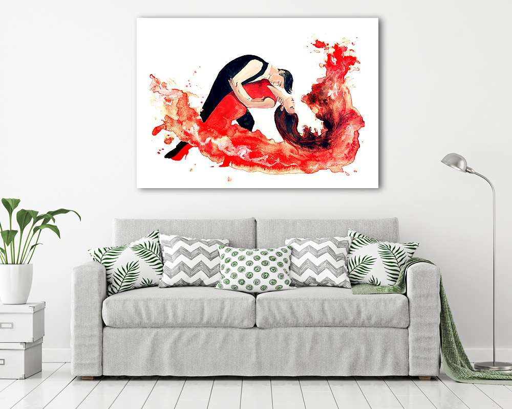 Szenvedélyes tánc (U sorozat) - vászonkép, falikép vásárlás Szenvedélyes tánc (U sorozat) (vászonkép) - vászonkép, falikép otthonra és irodába