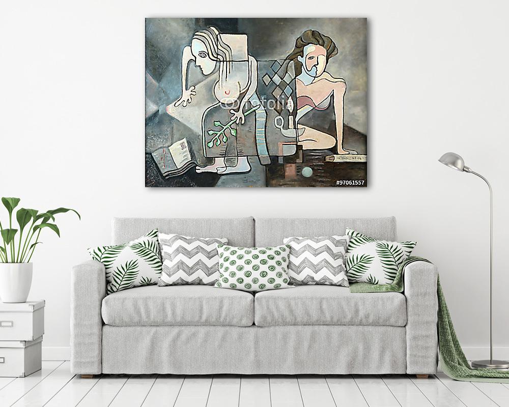 A tanulás kora (Picasso Stílus) - vászonkép, falikép vásárlás A tanulás kora (Picasso Stílus) (fotótapéta) - vászonkép, falikép otthonra és irodába