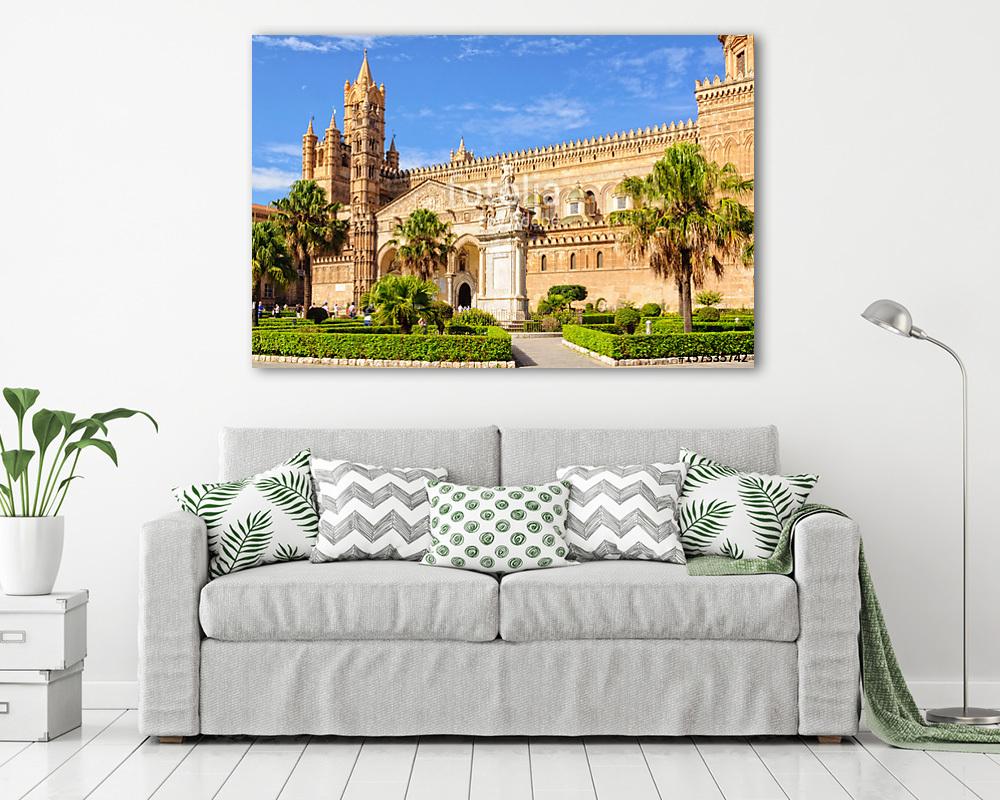 Palermo székesegyház szentelték a Szűz Mária felemlékezését (fotótapéta) - vászonkép, falikép otthonra és irodába