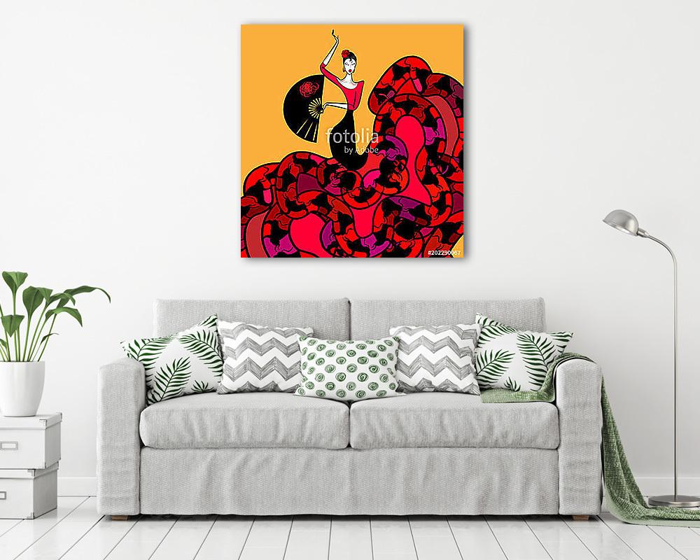 woman and dance (vászonkép) - vászonkép, falikép otthonra és irodába