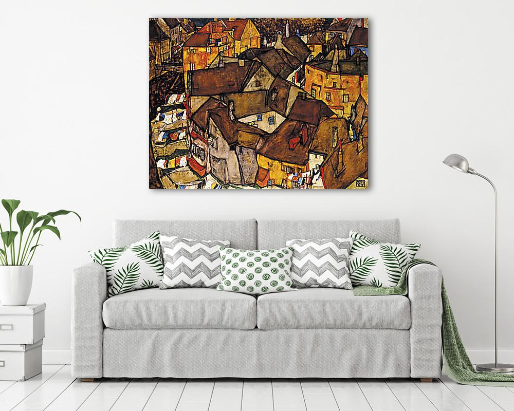 Krumau házai (fotótapéta) - vászonkép, falikép otthonra és irodába