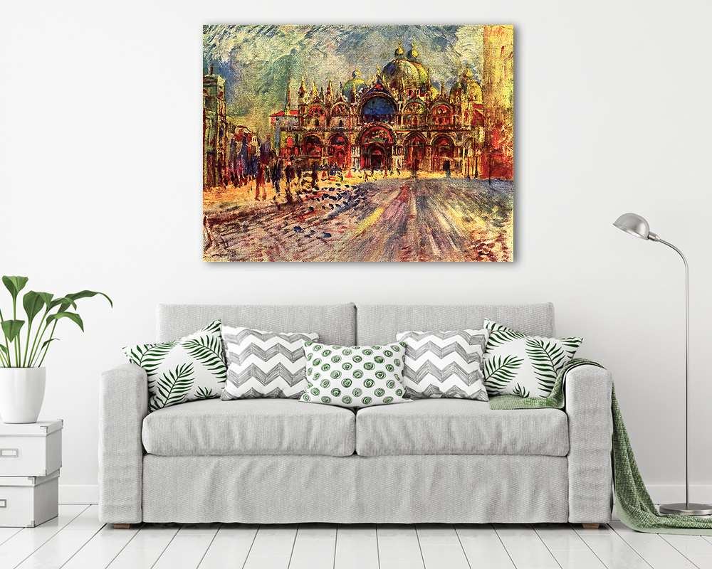 Szent Márk tér (keretezett kép) - vászonkép, falikép otthonra és irodába