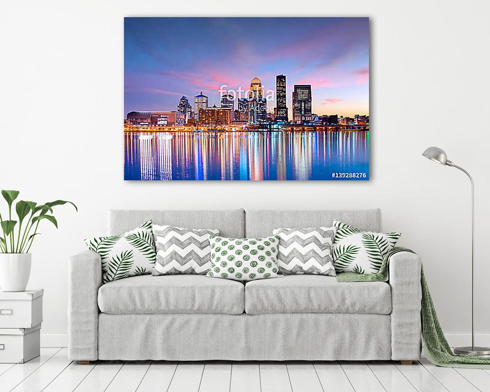 View of  Skyline downtown Louisville - vászonkép, falikép vásárlás View of  Skyline downtown Louisville (vászonkép) - vászonkép, falikép otthonra és irodába