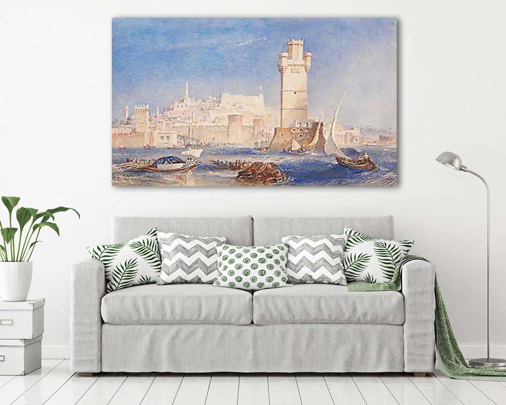 Rodosz látképe - vászonkép, falikép vásárlás Rodosz látképe (bögre) - vászonkép, falikép otthonra és irodába