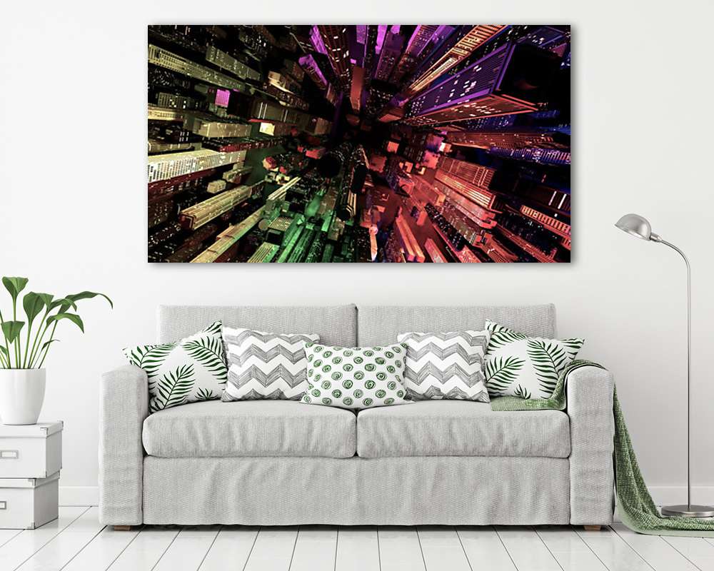 New York a magasból (fotótapéta) - vászonkép, falikép otthonra és irodába