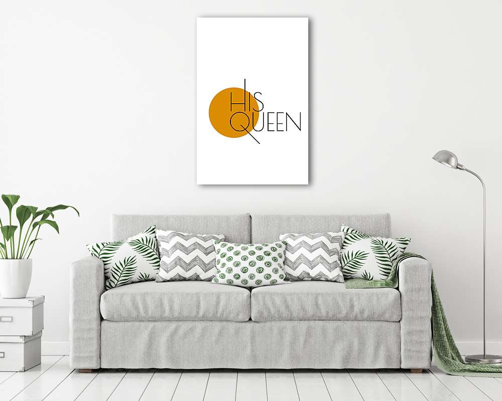 Her King - His Queen - páros kép - 2. - vászonkép, falikép vásárlás Her King - His Queen - páros kép - 2. (vászonkép) - vászonkép, falikép otthonra és irodába