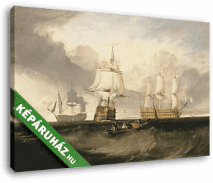 A Victory visszatér Trafalgarból, három pozicióban - vászonkép 3D látványterv