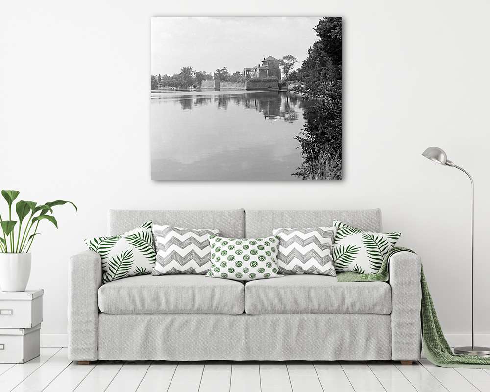 Tatai vár (1960) (bögre) - vászonkép, falikép otthonra és irodába