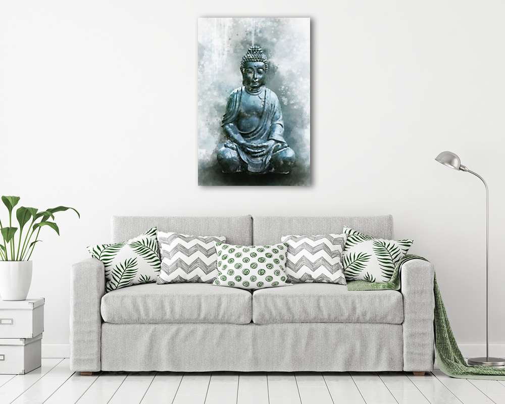 Modern Buddha ábrázolás (fotótapéta) - vászonkép, falikép otthonra és irodába