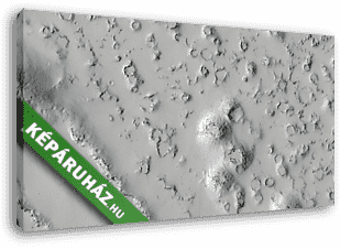 Kúp alakú vulkán formációk, Mars felszín - vászonkép 3D látványterv