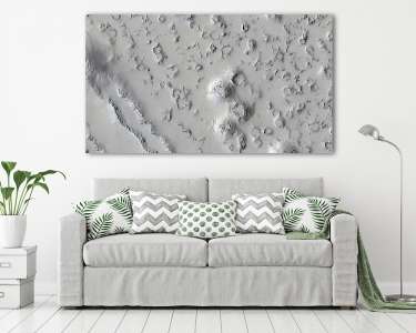 Kúp alakú vulkán formációk, Mars felszín (vászonkép) - vászonkép, falikép otthonra és irodába