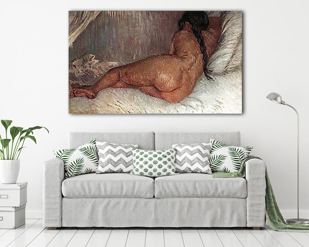 Fekvő női akt - vászonkép, falikép vásárlás Fekvő női akt (vászonkép) - vászonkép, falikép otthonra és irodába