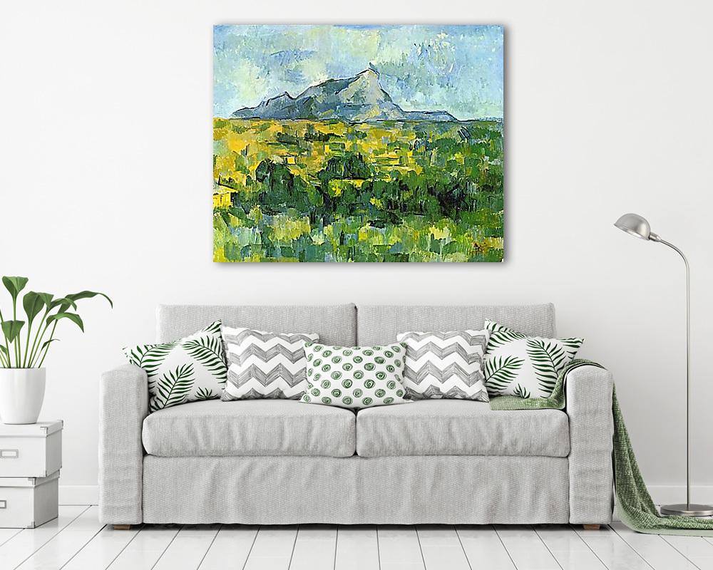 A Sainte- Victoire hegy - vászonkép, falikép vásárlás A Sainte- Victoire hegy (keretezett kép) - vászonkép, falikép otthonra és irodába