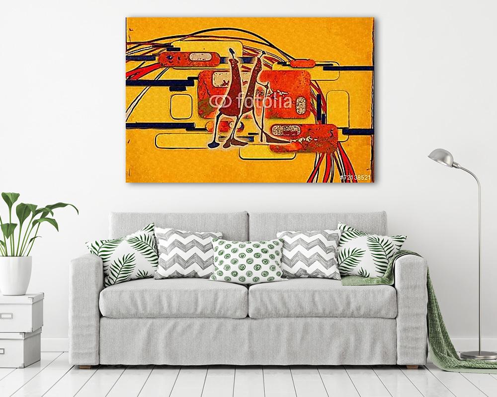 afro motívum etnikai retro vintage - vászonkép, falikép vásárlás afro motívum etnikai retro vintage (vászonkép) - vászonkép, falikép otthonra és irodába