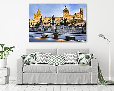 Palermo város Szicíliában, Olaszország (vászonkép) - vászonkép, falikép otthonra és irodába