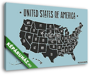 Amerikai Egyesült Államok államtitok mappája. Fekete p - vászonkép 3D látványterv