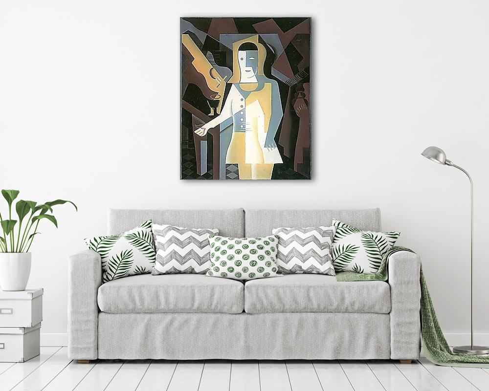 Pierrot gitárral - vászonkép, falikép vásárlás Pierrot gitárral (vászonkép) - vászonkép, falikép otthonra és irodába