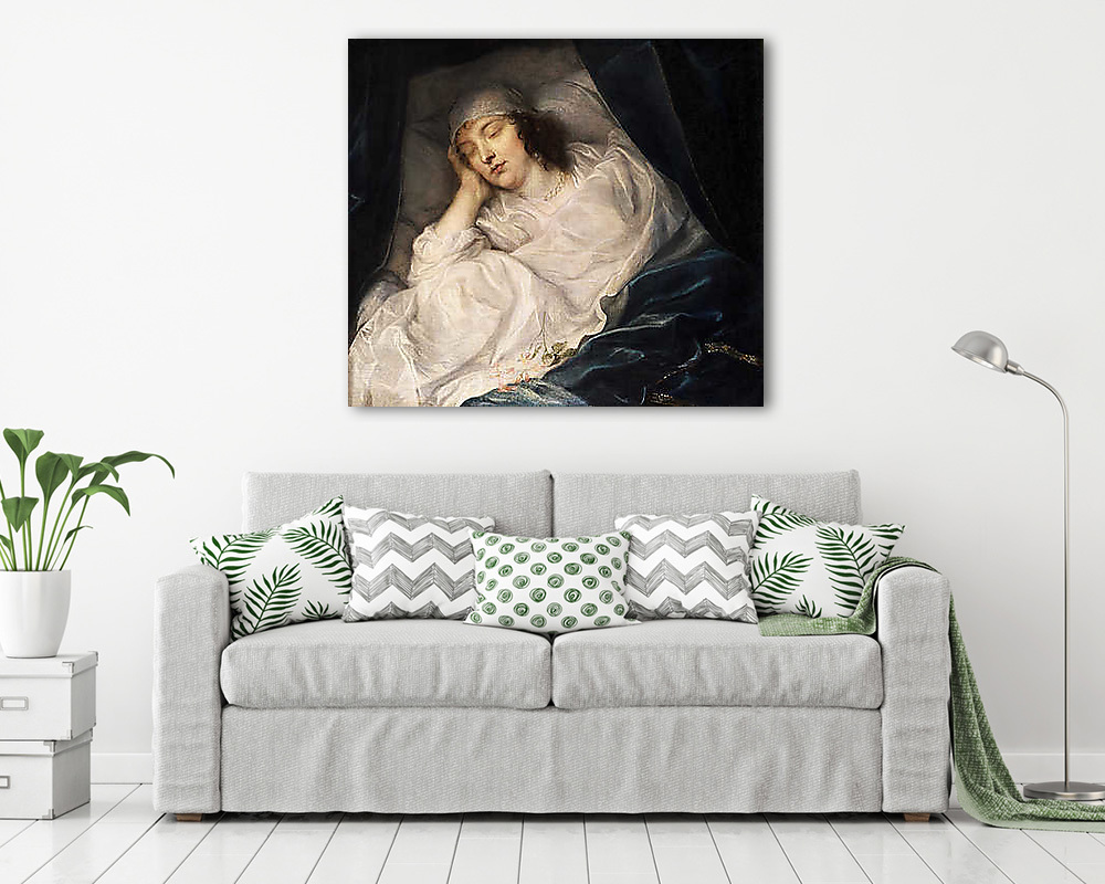 Lady Digby a halálos ágyán - vászonkép, falikép vásárlás Lady Digby a halálos ágyán (poszter) - vászonkép, falikép otthonra és irodába