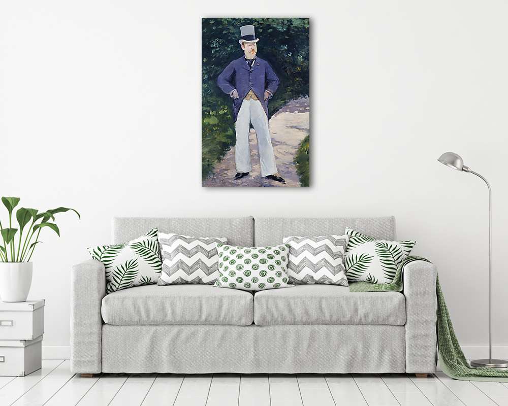 Monsieur Brun portréja (fotótapéta) - vászonkép, falikép otthonra és irodába