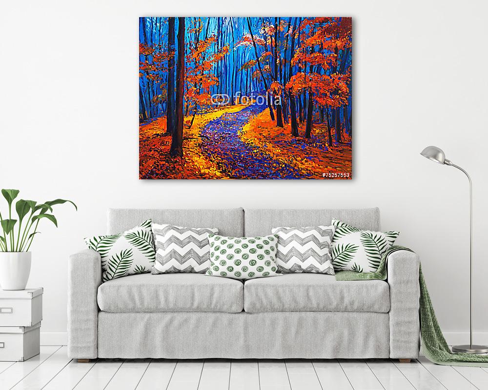 Őszi táj (fotótapéta) - vászonkép, falikép otthonra és irodába