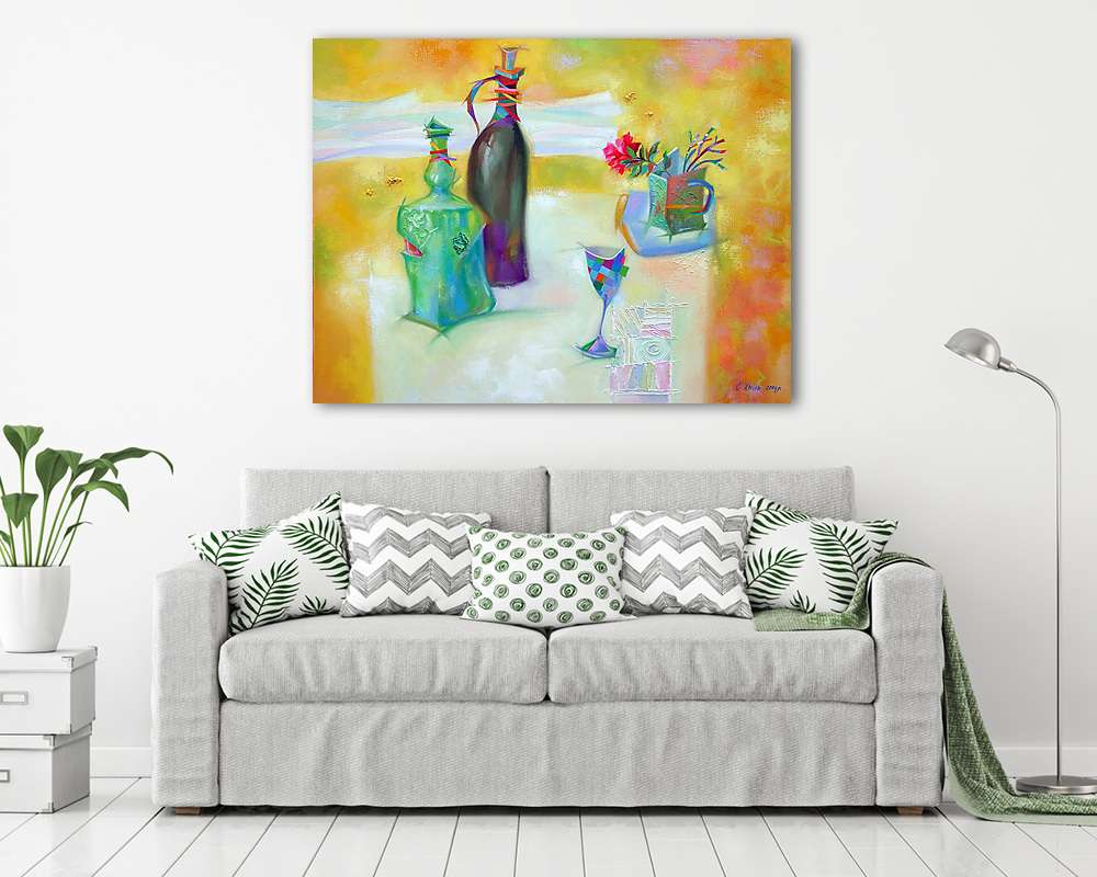 Absztrakt csendélet - vászonkép, falikép vásárlás Absztrakt csendélet (vászonkép) - vászonkép, falikép otthonra és irodába