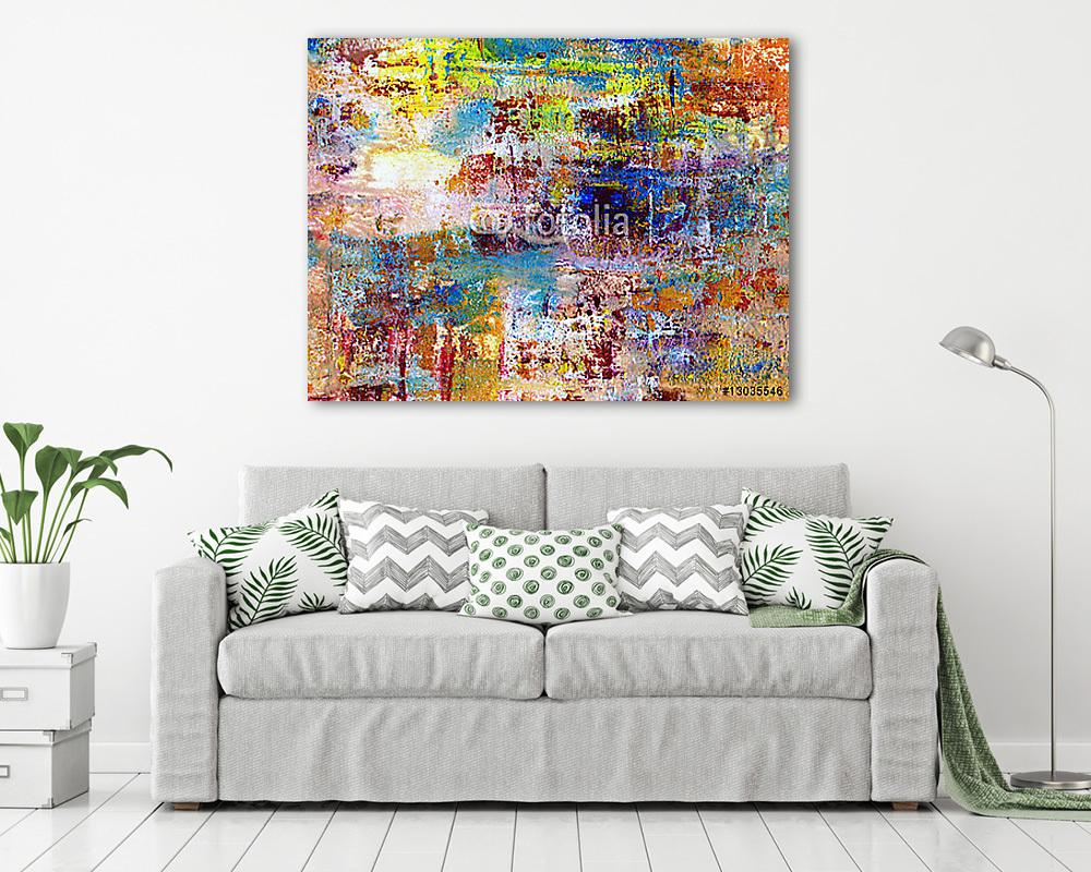 Kézzel festett háttér. SAJÁT KÉSZÍTÉSŰ. (fotótapéta) - vászonkép, falikép otthonra és irodába