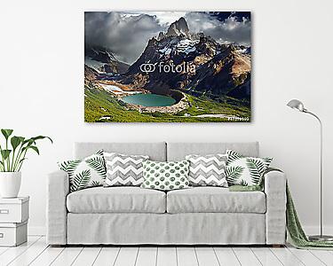 Mount Fitz Roy, Patagonia, Argentína (vászonkép) - vászonkép, falikép otthonra és irodába