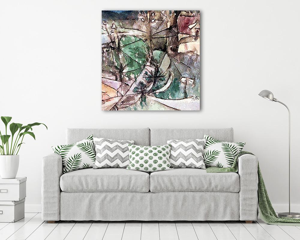 Leitungsstangen anagoria (fotótapéta) - vászonkép, falikép otthonra és irodába