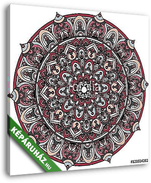 Vector vintage mandala ornament - vászonkép 3D látványterv