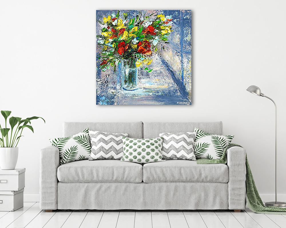 Flower bouquet - vászonkép, falikép vásárlás Flower bouquet (vászonkép) - vászonkép, falikép otthonra és irodába