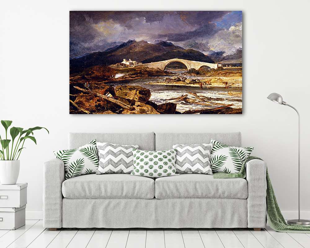 A Tummel híd, Perthshire (színverzió 1) - vászonkép, falikép vásárlás A Tummel híd, Perthshire (színverzió 1) (keretezett kép) - vászonkép, falikép otthonra és irodába